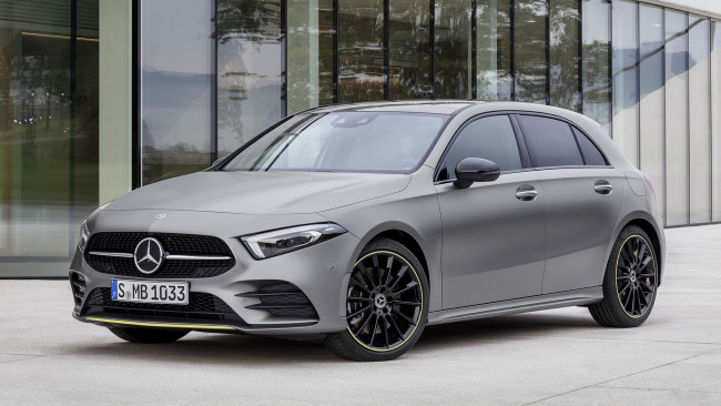 Обои картинки фото mercedes-benz a-class edition-1 2019, автомобили, mercedes-benz, edition-1, 2019, a-class