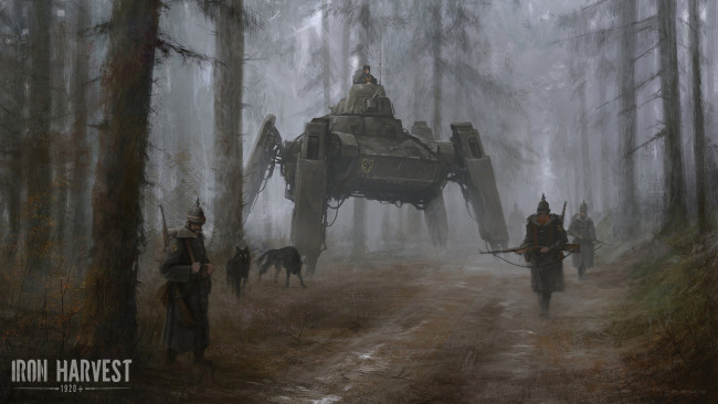 Обои картинки фото видео игры, iron harvest, action, стратегия, iron, harvest