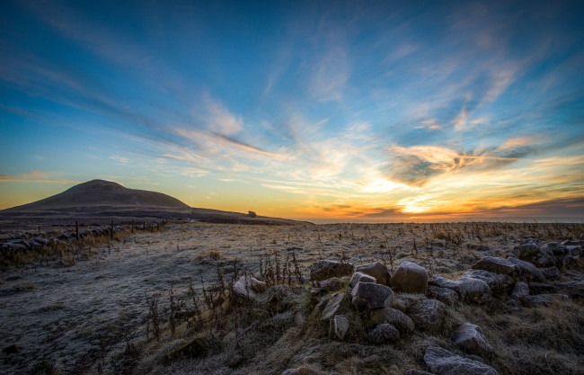 Обои картинки фото природа, восходы, закаты, простор