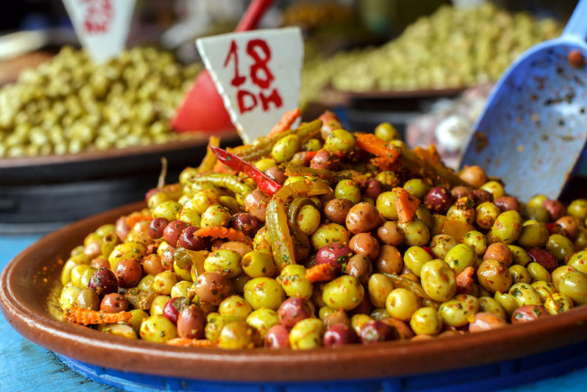 Обои картинки фото еда, оливки, много