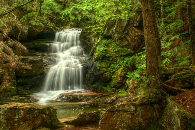 Обои картинки фото природа, водопады, простор