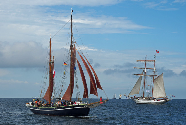 Обои картинки фото корабли, парусники, мачты, паруса