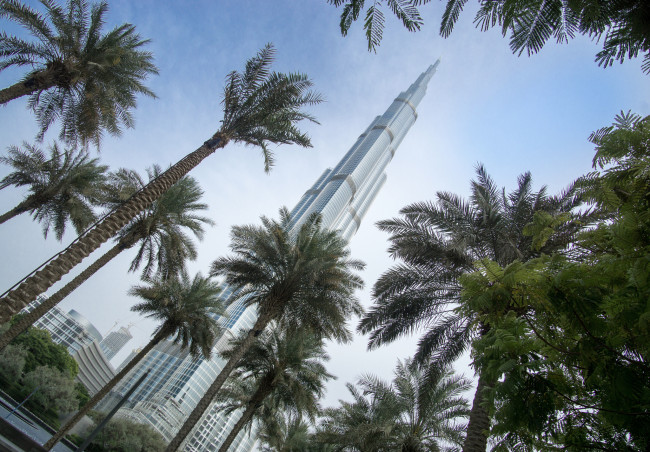 Обои картинки фото burj khalifa, города, дубай , оаэ, башня