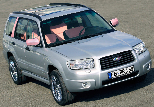 Обои картинки фото rinspeed subaru forester lady 2005, автомобили, subaru, lady, forester, 2005, rinspeed