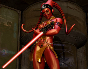 Картинка 3д+графика существа+ creatures фон взгляд девушка