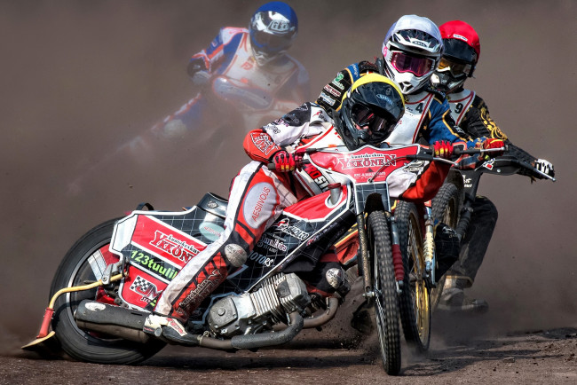 Обои картинки фото спорт, мотокросс, speedway, гонка