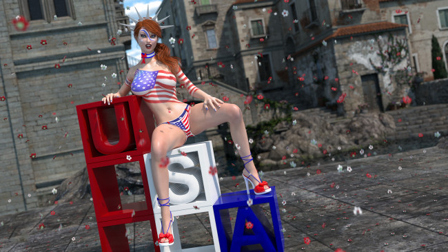 Обои картинки фото 3д графика, люди , people, девушка, фон, взгляд