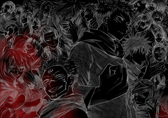 Картинка аниме jujutsu+kaisen магическая битва