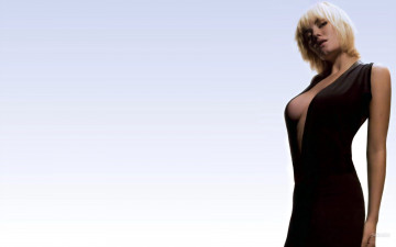 Картинка девушки elisha+cuthbert блондинка платье декольте