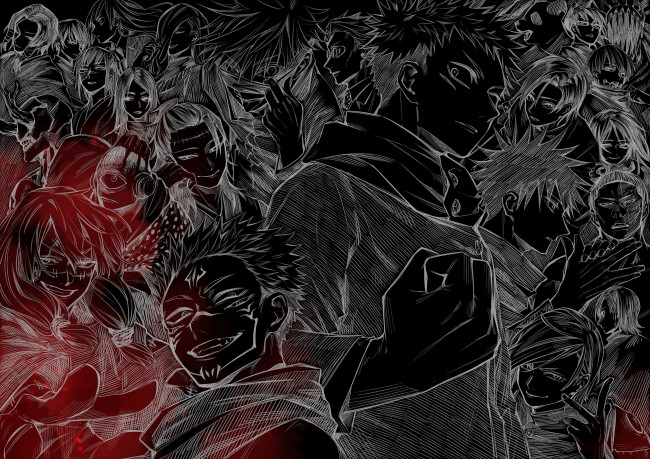 Обои картинки фото аниме, jujutsu kaisen, магическая, битва