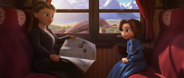 Картинка spirit+untamed+ +2021+ мультфильмы spirit+untamed lucky prescott озвучка изабела мерсед isabela merced поезд девочка