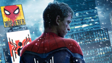 обоя spider-man,  no way home ,  2021 , кино фильмы,  no way home, человек, паук, нет, пути, домой, постер, фантастика, боевик, том, холланд, tom, holland, peter, parker, spider, man