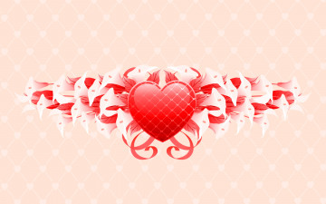 Картинка векторная+графика сердечки+ hearts сердечко цветы