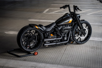 Картинка мотоциклы harley-davidson softail fat boy 114 customized big atlas tuning bikes