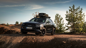 обоя автомобили, audi, q8, sq8, e-tron, dakar, edition, 2024