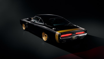 Картинка автомобили dodge 1969 front black charger sema ringbrothers 2023