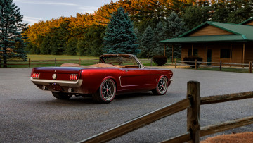 Картинка автомобили ford mustang convertible uncaged ringbrothers sema show 1965