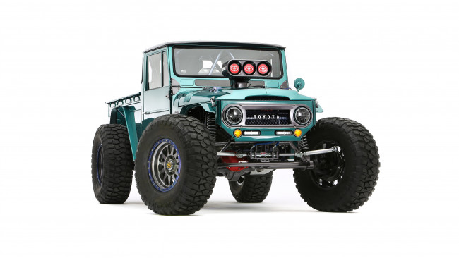 Обои картинки фото автомобили, toyota, fj, bruiser, fj45, pickup, trd, sema, show, concept, 2023