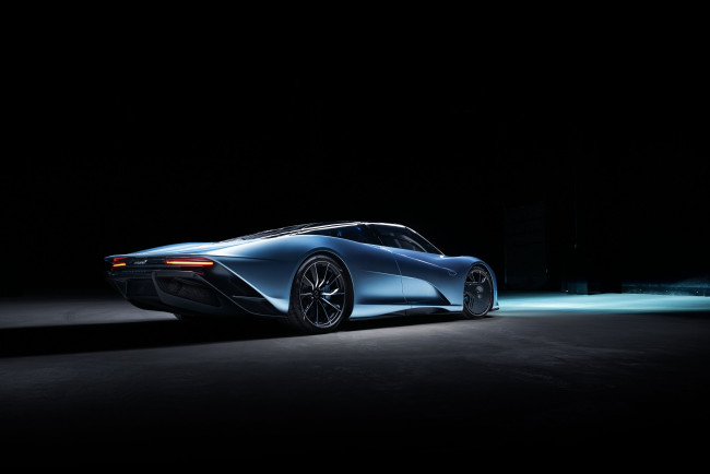 Обои картинки фото автомобили, mclaren, rear, view, speedtail