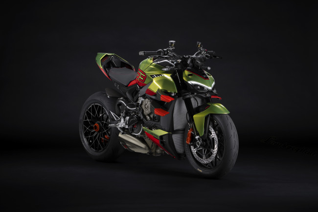 Обои картинки фото ducati streetfighter v4 lamborghini 2024, мотоциклы, ducati, streetfighter, v4, lamborghini, 2024