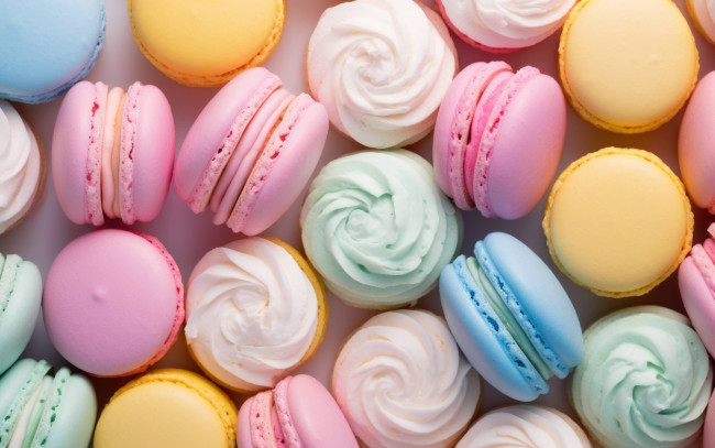 Обои картинки фото 3д графика, еда-, food, макаруны