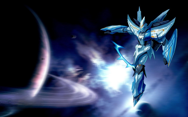 Обои картинки фото видео игры, zero online, робот, персонаж, космос, планеты