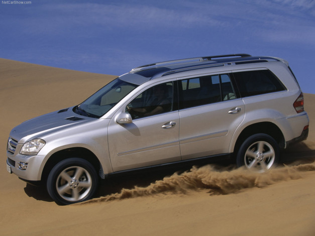 Обои картинки фото mercedes, benz, gl, 420, cdi, автомобили