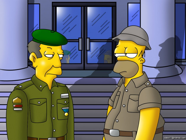 Обои картинки фото мультфильмы, the, simpsons