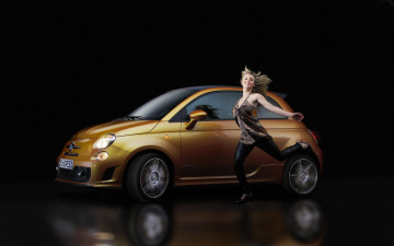 Картинка rinspeed e2 автомобили авто девушками