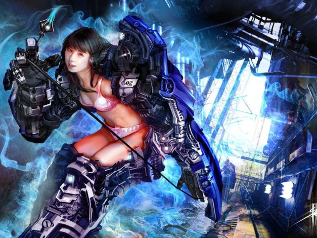 Обои картинки фото фэнтези, девушки