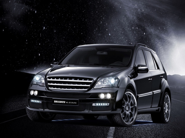 Обои картинки фото ml63, biturbo, widestar, автомобили, brabus