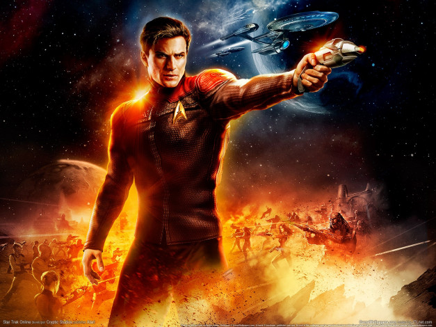 Обои картинки фото видео, игры, star, trek, online