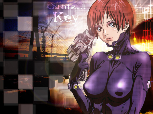 Обои картинки фото gantz, аниме