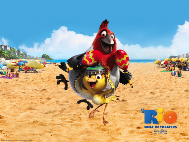 Обои картинки фото мультфильмы, rio