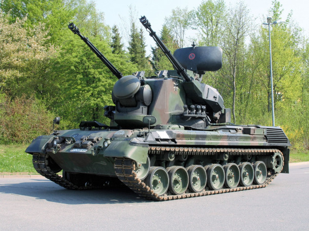 Обои картинки фото техника, военная, зсу, гепард, гусеничная, бронетехника