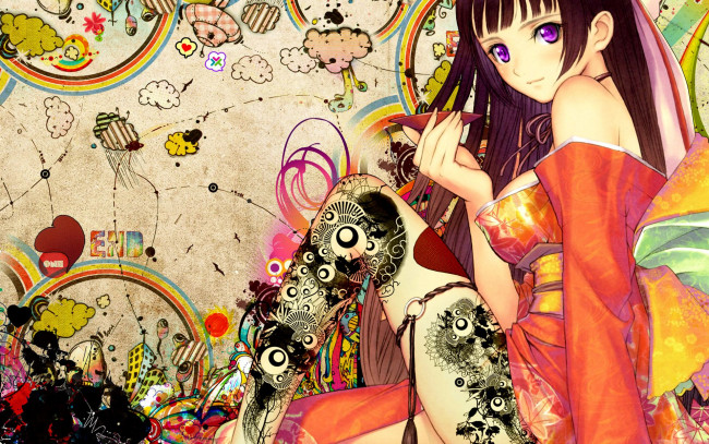 Обои картинки фото аниме, canvas