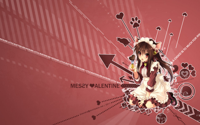 Обои картинки фото аниме, little, busters