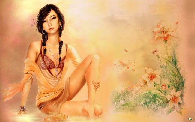 Обои картинки фото рисованные