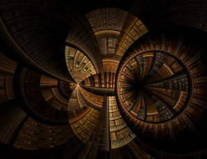 Картинка 3д графика fractal фракталы фон цвета узор