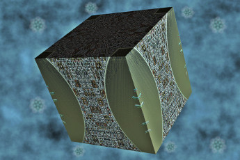 Картинка 3д графика fractal фракталы фон цвета узор