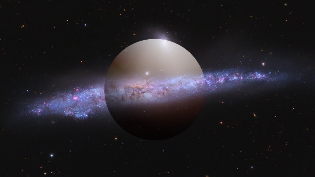 Обои картинки фото космос, арт, планета