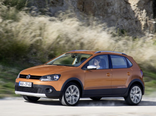 обоя автомобили, volkswagen, crosspolo, 2014, typ, 6r