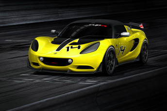 Картинка 2014+lotus+elise+s+cup+r автомобили 3д elise lotus тюнинг желтый