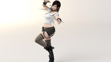 Картинка 3д+графика anime+ аниме поза взгляд девушка