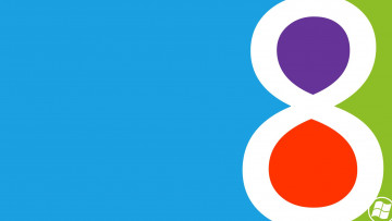 Картинка компьютеры windows+8 операционная система логотип фон