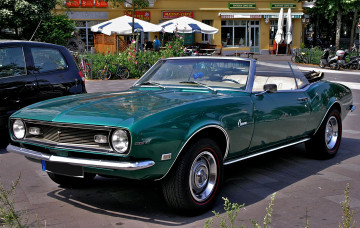 Картинка автомобили выставки+и+уличные+фото chevy convertible 327 camaro