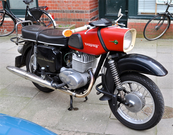 Обои картинки фото мотоциклы, mz