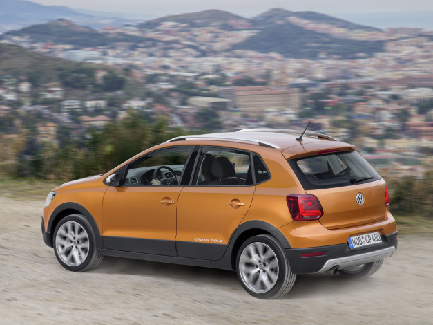 Обои картинки фото автомобили, volkswagen, 2014, typ, 6r, crosspolo