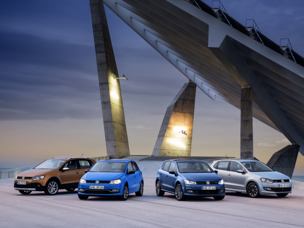 Обои картинки фото автомобили, volkswagen, polo