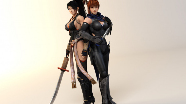 Обои картинки фото 3д графика, anime , аниме, девушки, меч